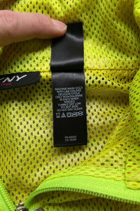 Y2K EARLY 00'S ZIP MESH JACKET / YELLOW [SIZE: M USED]
