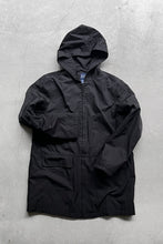 画像をギャラリービューアに読み込む, 90&#39;S NYLON ZIP HOODIE JACKET / BLACK [SIZE: M USED]
