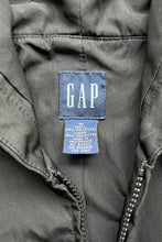 画像をギャラリービューアに読み込む, 90&#39;S NYLON ZIP HOODIE JACKET / BLACK [SIZE: M USED]
