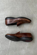 画像をギャラリービューアに読み込む, MADE IN ITALY LEATHER LOAFERS / BROWN [SIZE: US7.5(25.5cm相当) USED]
