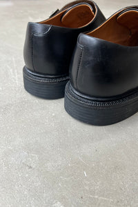 DOBLE MONK STRAP LEATHER SHOES / BLACK [SIZE: US9.5(27.5m相当) USED]