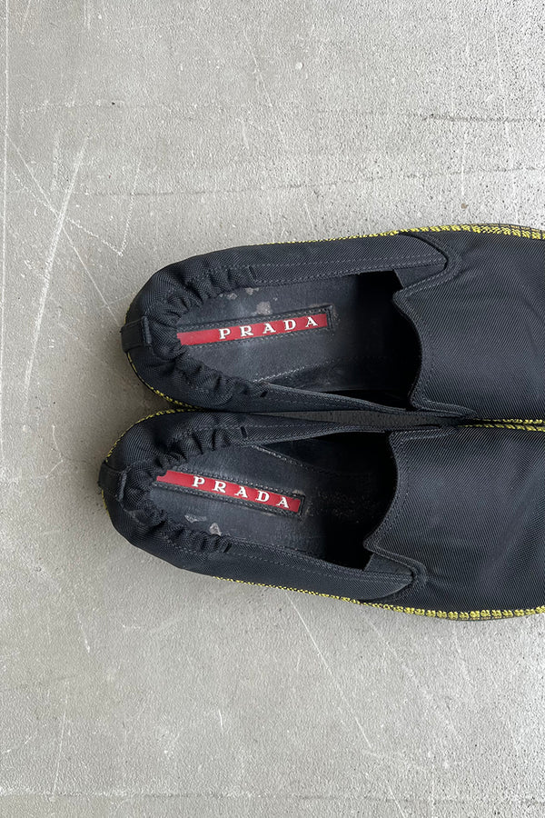 SILP-ON SNEAKERS / BLACK [SIZE: US8.0(26.0cm相当) USED]