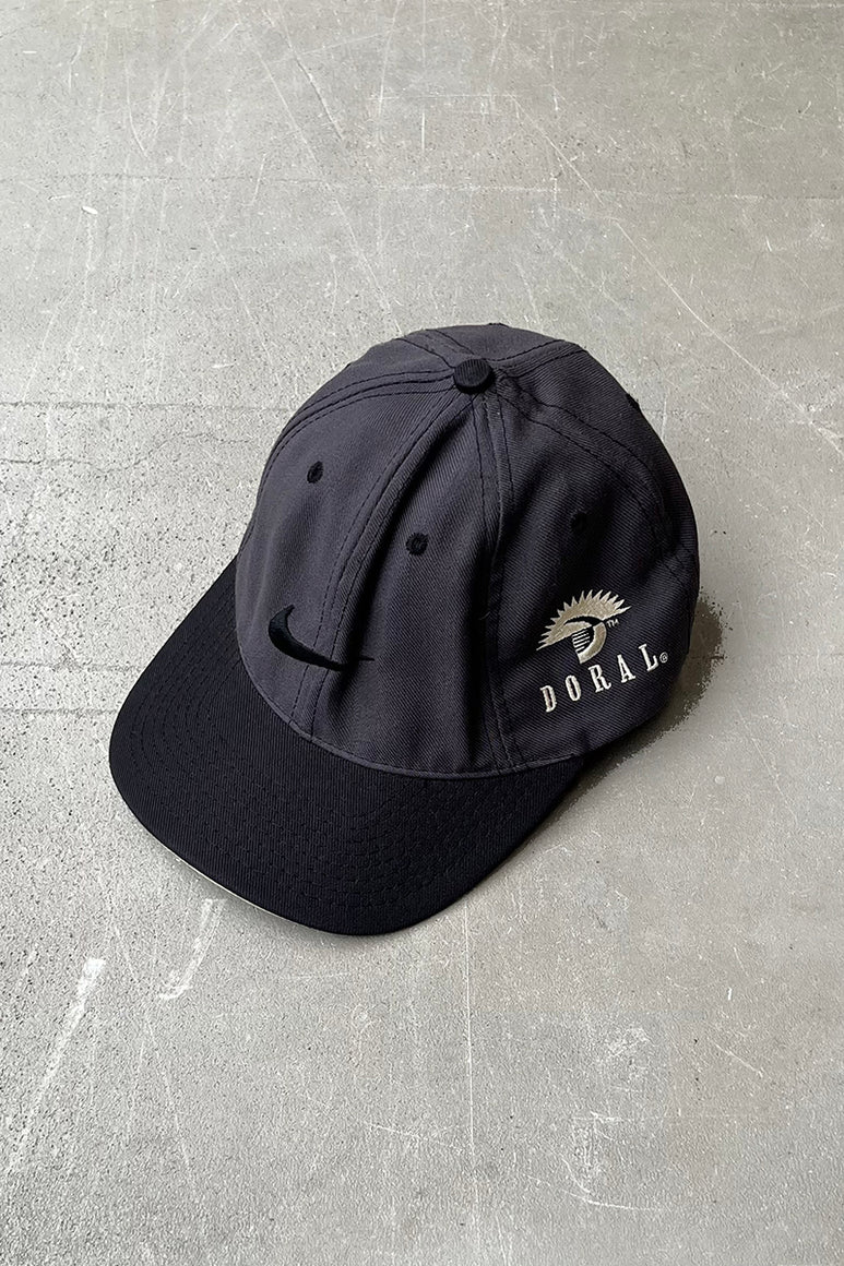 90'S 6 PANEL CAP / CHARCOAL [ONE SIZE USED]