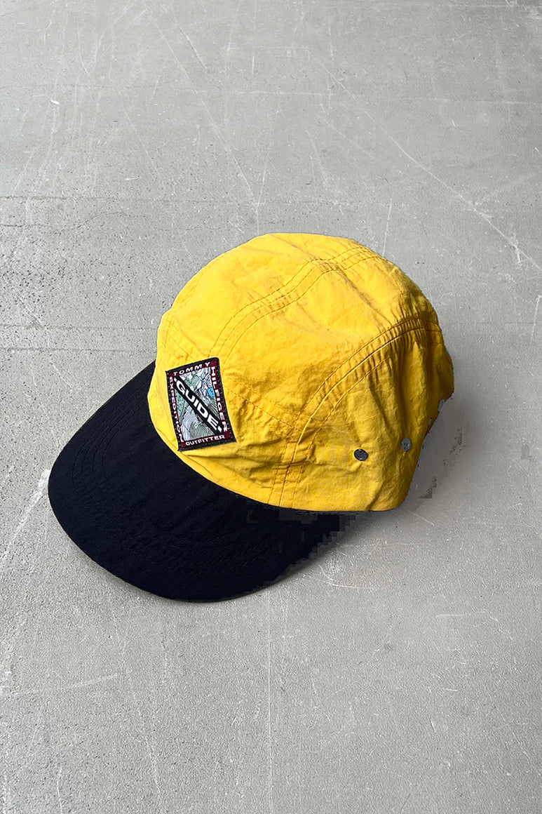 MADE IN USA 90'S NYLON JET CAP / YELLOW [ONE SIZE USED]