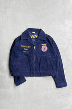画像をギャラリービューアに読み込む, MADE IN USA 97&#39;S FFA JACKET LOT103 GLASGOW / NAVY [SIZE: 40 USED]
