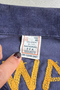 MADE IN USA 97'S FFA JACKET LOT103 GLASGOW / NAVY [SIZE: 40 USED]