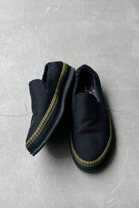 SILP-ON SNEAKERS / BLACK [SIZE: US8.0(26.0cm相当) USED]