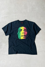 画像をギャラリービューアに読み込む, MADE IN USA Y2K 04&#39;S BOB MARLRY MUSIC T-SHIRT / BLACK [SIZE: L USED]
