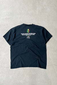 MADE IN USA Y2K 04'S BOB MARLRY MUSIC T-SHIRT / BLACK [SIZE: L USED]