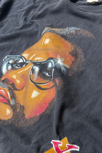 80'S MALCOM X T-SHIRT / BLACK [SIZE: L USED]