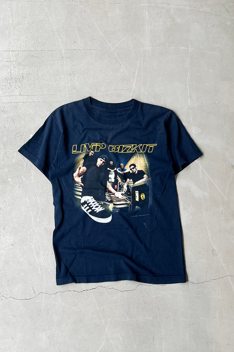 Y2K 00'S LIMP BIZKIT T-SHIRT / NAVY [SIZE: S USED]