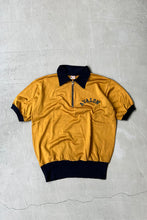 画像をギャラリービューアに読み込む, MADE IN USA 60'S RUNNERS TAG HALF ZIP POLO SHIRT / YELLOW [SIZE: M USED]
