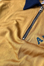 画像をギャラリービューアに読み込む, MADE IN USA 60'S RUNNERS TAG HALF ZIP POLO SHIRT / YELLOW [SIZE: M USED]
