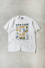 画像をギャラリービューアに読み込む, MADE IN USA 90&#39;S NEW YORK T-SHIRT / WHITE [SIZE: L USED]

