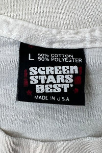MADE IN USA 90'S NEW YORK T-SHIRT / WHITE [SIZE: L USED]
