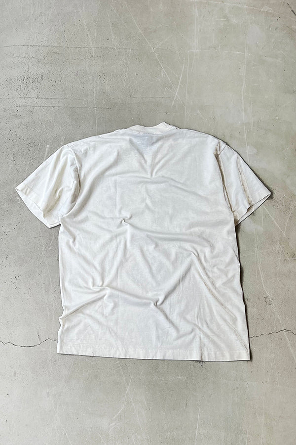 MADE IN USA 90'S NEW YORK T-SHIRT / WHITE [SIZE: L USED]