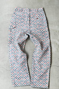 PATTERN PAINTER PANTS / WHITE [SIZE: 30 USED]