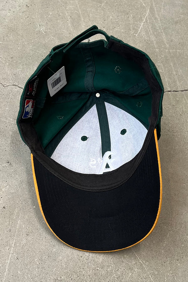 90'S MLB ATHLETICS CAP / GREEN [ONE SIZE USED]