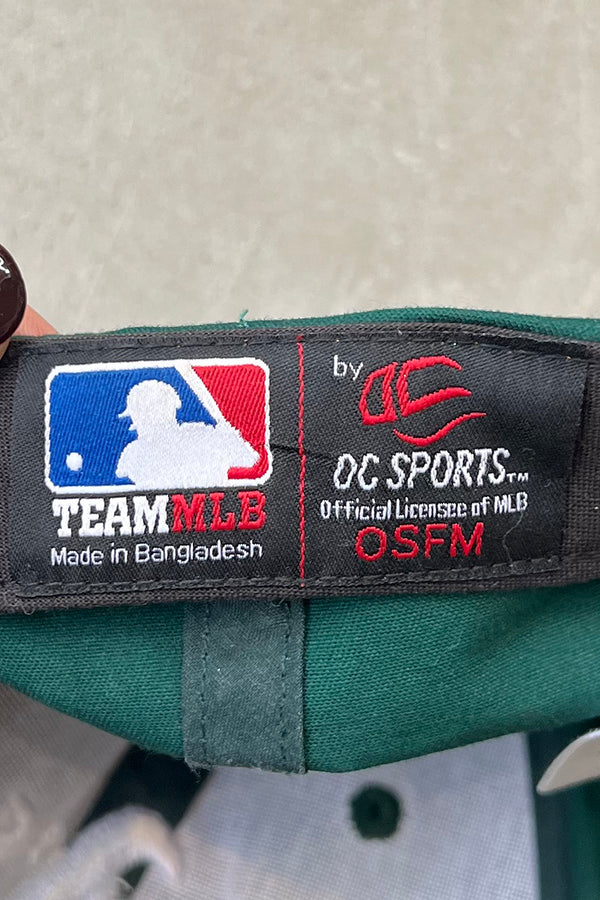 90'S MLB ATHLETICS CAP / GREEN [ONE SIZE USED]