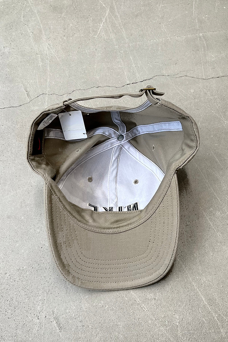 90'S 6 PANEL LOGO CAP / BEIGE [ONE SIZE USED]