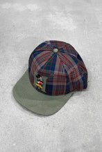 画像をギャラリービューアに読み込む, 90&#39;S MICKEY 6PANEL CHECK CAP / KHAKI [ONE SIZE USED]
