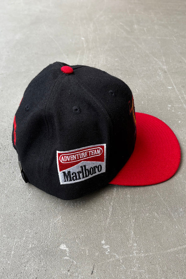 90'S LIZARD ROCK 6 PANEL CAP / BLACK [ONE SIZE USED]