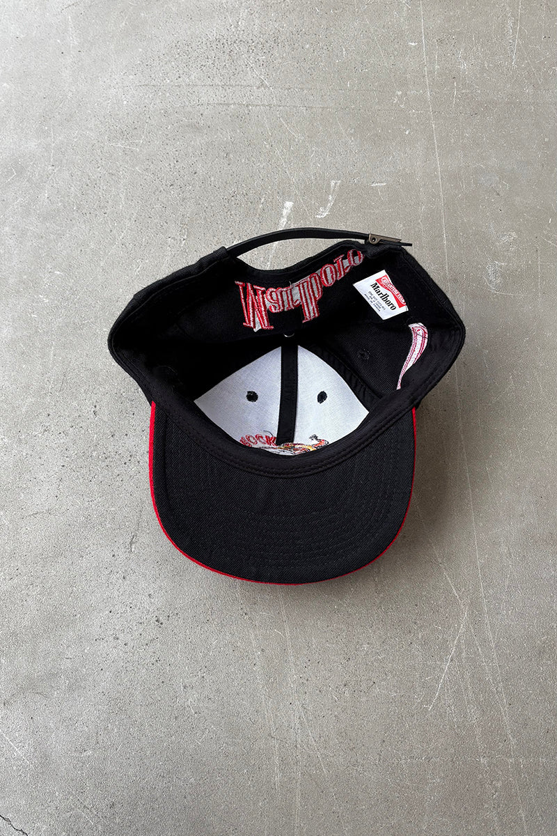 90'S LIZARD ROCK 6 PANEL CAP / BLACK [ONE SIZE USED]
