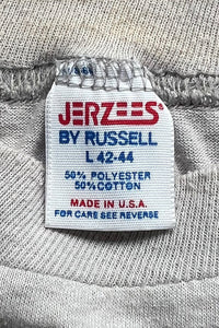 MADE IN USA 80'S HOW ARRR YA? MESSAGE T-SHIRT / GREY [SIZE: L USED]