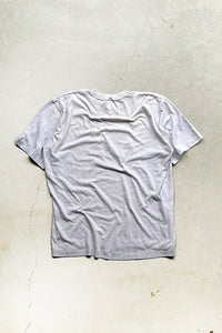 MADE IN USA 80'S HOW ARRR YA? MESSAGE T-SHIRT / GREY [SIZE: L USED]