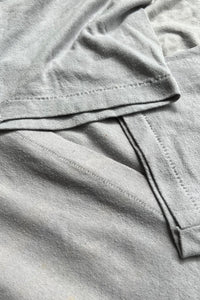 MADE IN USA 80'S HOW ARRR YA? MESSAGE T-SHIRT / GREY [SIZE: L USED]