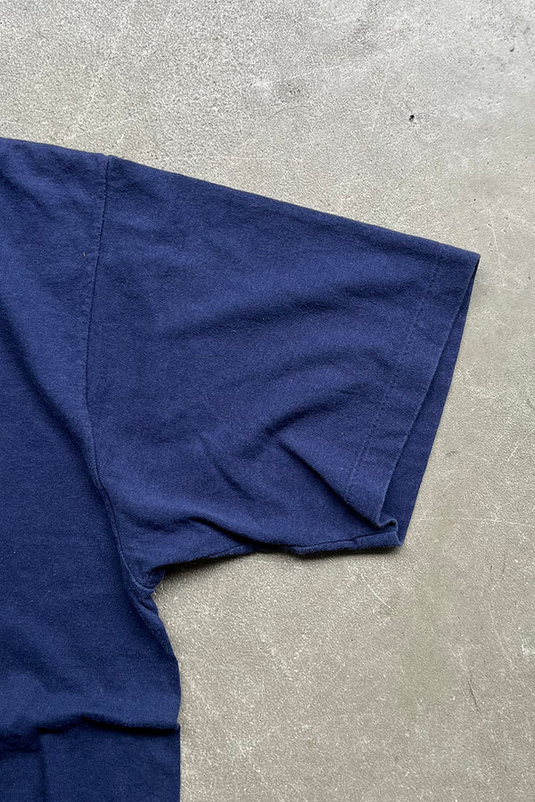 MADE IN USA 96'S BUD LIGHT MESSAGE T-SHIRT / NAVY [SIZE: L USED]