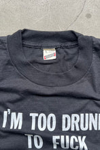 画像をギャラリービューアに読み込む, MADE IN USA 89&#39;S MESSAGE SUCK MY DICK T-SHIRT / BLACK [SIZE: L USED]
