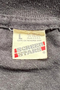 MADE IN USA 89'S MESSAGE SUCK MY DICK T-SHIRT / BLACK [SIZE: L USED]