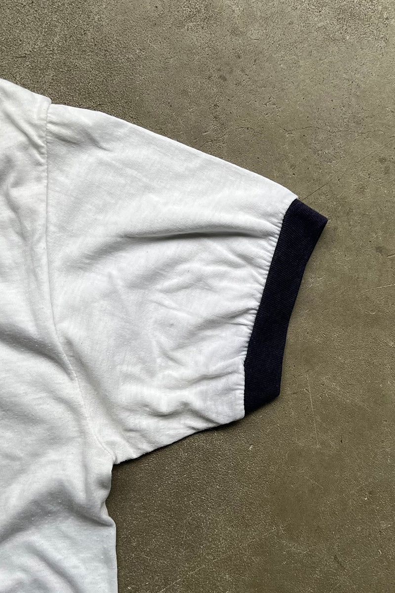 85'S MLB ALL-STAR GAME RINGER T-SHIRT / WHITE [SIZE: S USED]