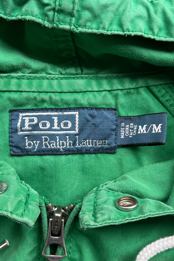90'S ZIP HOODIE JACKET / GREEN [SIZE: M USED]