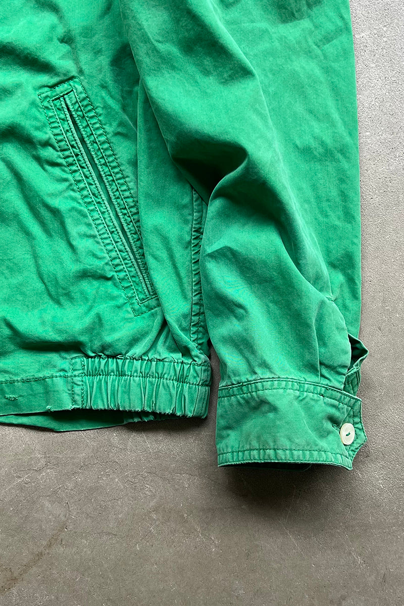 90'S ZIP HOODIE JACKET / GREEN [SIZE: M USED]