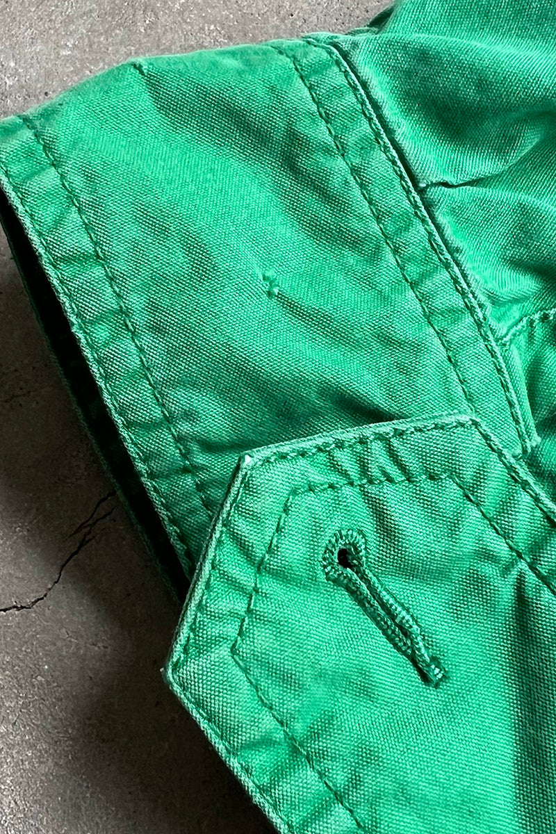 90'S ZIP HOODIE JACKET / GREEN [SIZE: M USED]