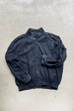 画像をギャラリービューアに読み込む, 90&#39;S SILK ZIP JACKET / CHARCOAL [SIZE: L USED]
