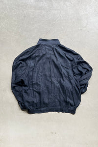 90'S SILK ZIP JACKET / CHARCOAL [SIZE: L USED]