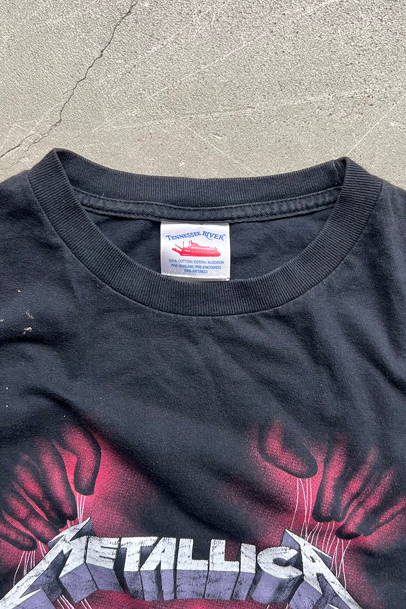 MADE IN MEXICO 90-00'S METALLICA BAND T-SHIRT / BLACK [SIZE: M USED]