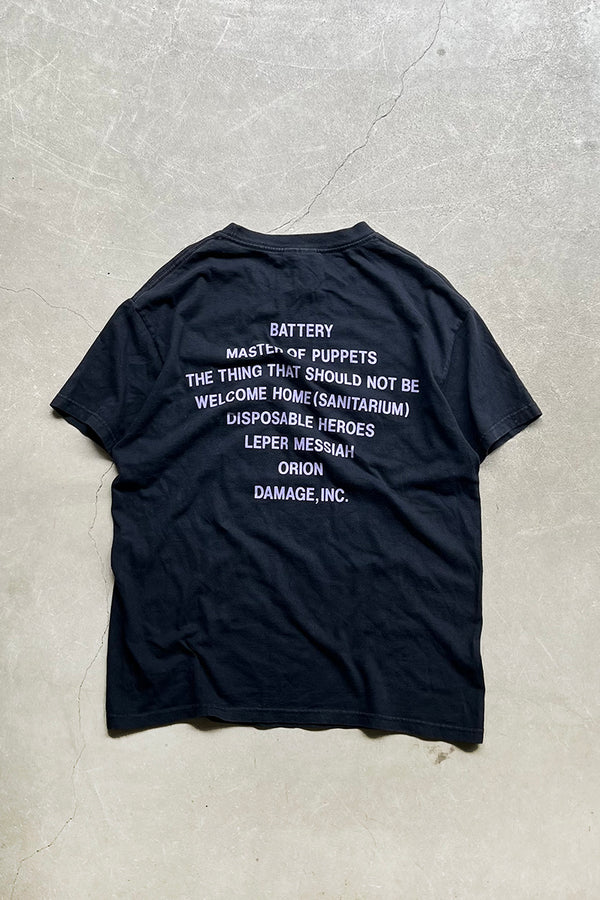 MADE IN MEXICO 90-00'S METALLICA BAND T-SHIRT / BLACK [SIZE: M USED]