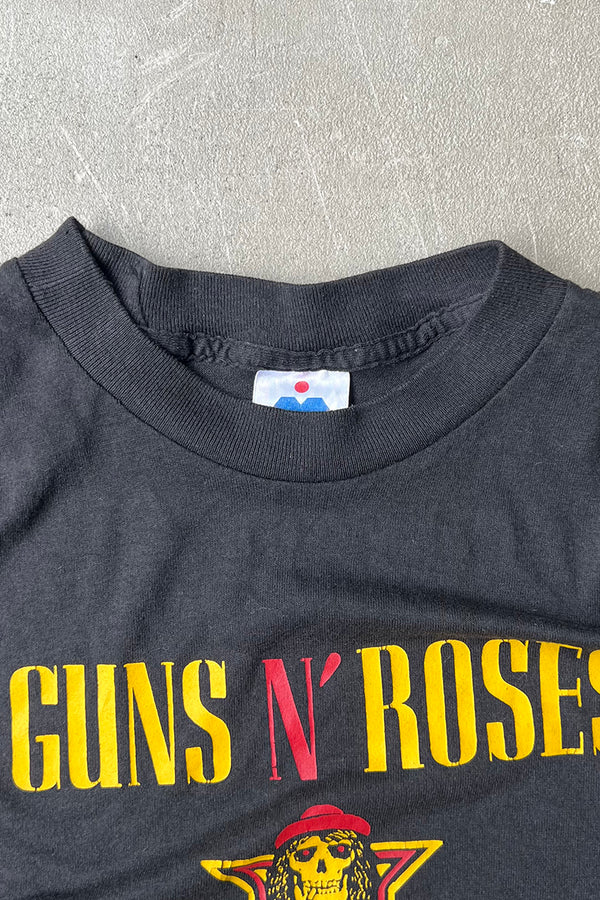 MADE IN USA 90'S GUNS N' ROSES T-SHIRT / BLACK [SIZE: S USED]