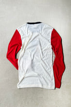 画像をギャラリービューアに読み込む, MADE IN USA 80&#39;S L/S HOCKEY T-SHIRT / WHITE [SIZE: L DEADSTOCK/NOS]
