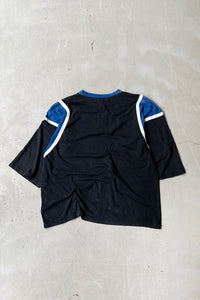 90'S NHL TAMPA BAY LIGHTNING V-NECK HOCKEY T-SHIRT / BLACK [SIZE: L USED]