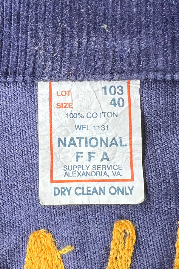 MADE IN USA 97'S FFA JACKET LOT103 GLASGOW / NAVY [SIZE: 40 USED]