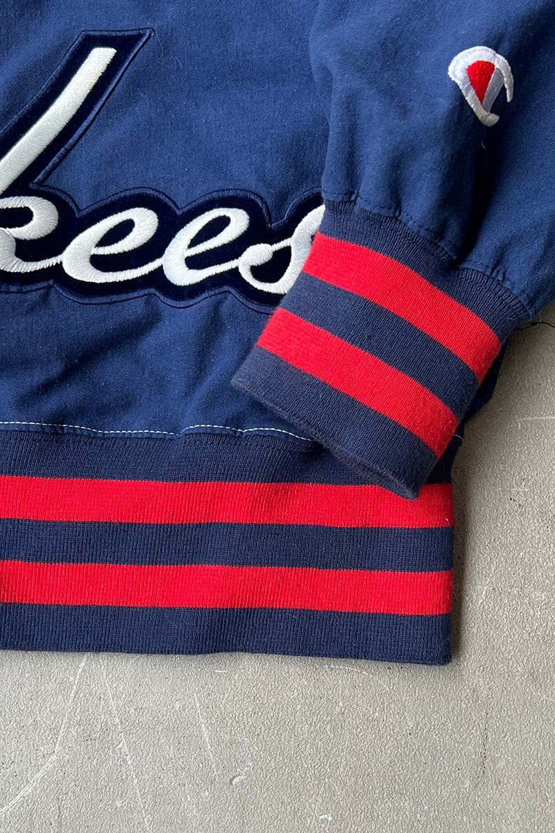 90'S MLB NY YANKEES L/S T-SHIRT / GRAY [SIZE: S USED]
