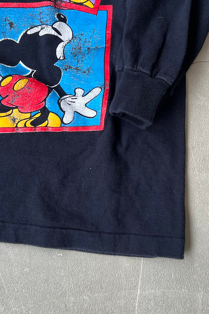MADE IN USA 90'S L/S T-SHIRT / BLACK [SIZE: M USED]