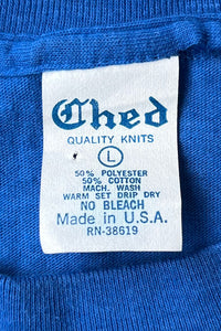 MADE IN USA 80-90'S ROBIN WILLIAMS T-SHIRT / BLUE [SIZE: L USED]