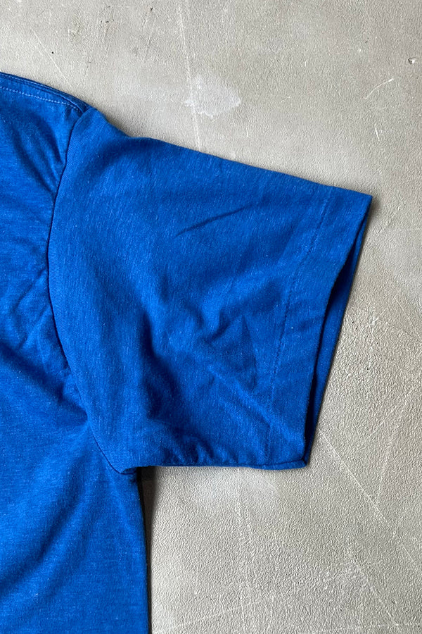 MADE IN USA 80s-90s ROBIN WILLIAMS T-SHIRT / BLUE [SIZE: L USED]