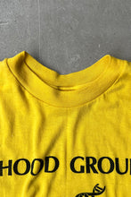 画像をギャラリービューアに読み込む, MADE IN USA 87&#39;S HOOD GROUP T-SHIRT / YELLOW [SIZE: L USED]
